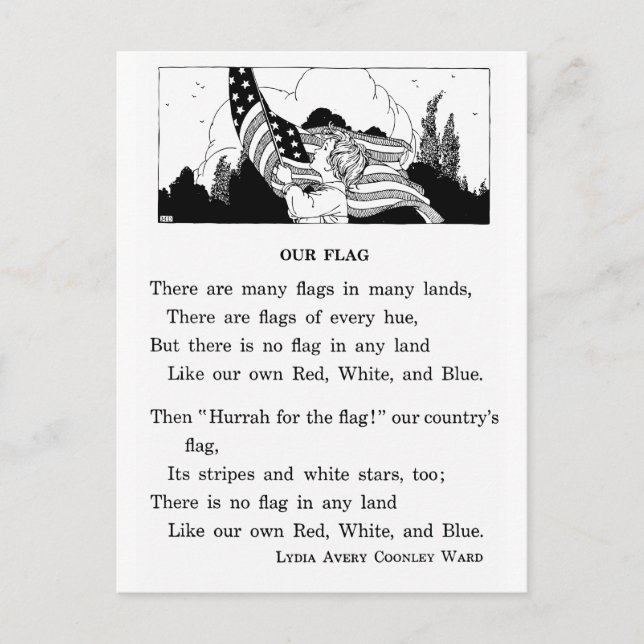 Our Flag Postcard (Front)