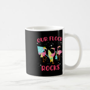 Our Flock Rocks Flamingo Matching Family Vacation  Coffee Mug