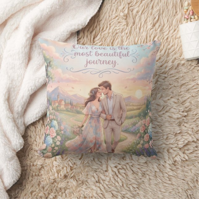 Our Future Beautiful Journey Throw Pillow | Romant (Blanket)