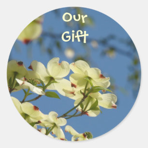 Our Gift stickers White Dogwood Tree Flowers