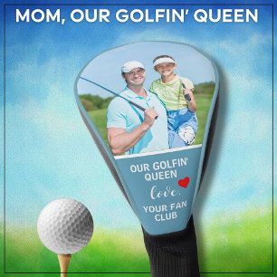 Our Golfin' Queen Custom Photo Personalised Golf Head Cover