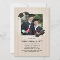 Our Graduates Photo Graduation Party Invitation