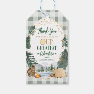 Our Greatest Adventure Baby Shower Favour Tag
