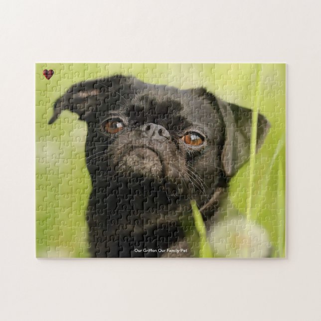 Our Griffon Dog Our Family Pet Jigsaw Puzzle (Horizontal)