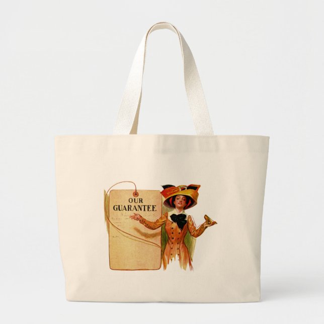 Our Guarantee Large Tote Bag (Front)
