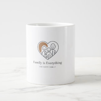 Our Happy Family Large Coffee Mug