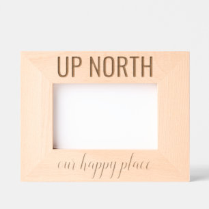 Our Happy Place Custom Vacation Destination Etched Frames