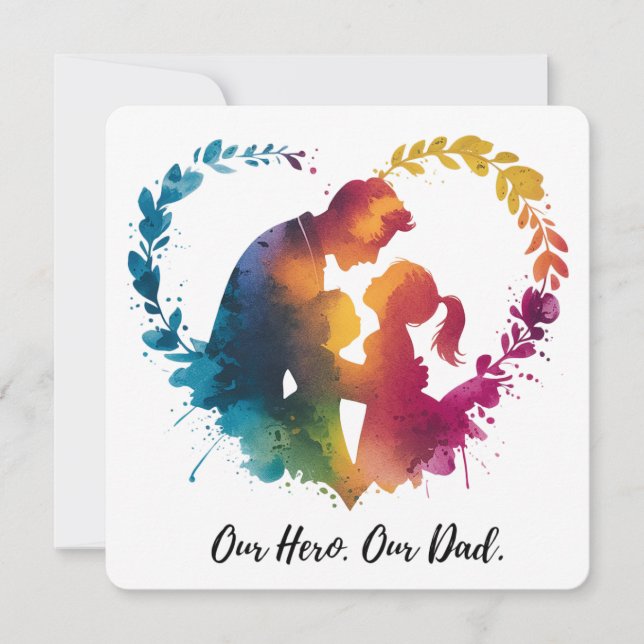 Our Hero Holiday Card (Front)