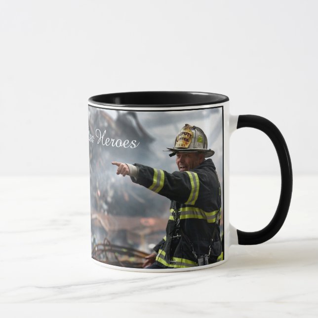 "Our Hero" Mug, Firefighter  support Coffee Mug (Right)