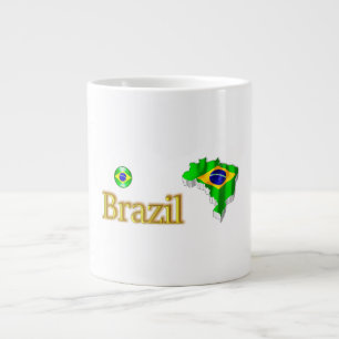 OUR HOME - BRAZIL design collection Large Coffee Mug