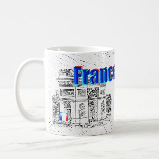 OUR HOME - FRANCE design collection Coffee Mug (Left)