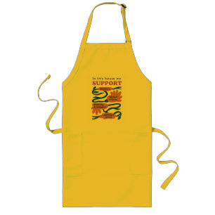 Our Home Runs on Decency, Truth & Common Sense Long Apron