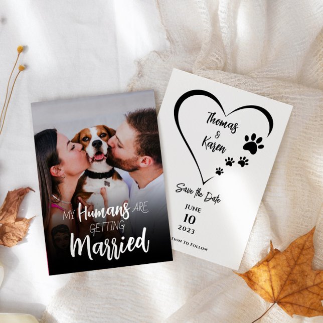 Our Humans Getting Married Save The Date Invitation (Creator Uploaded)