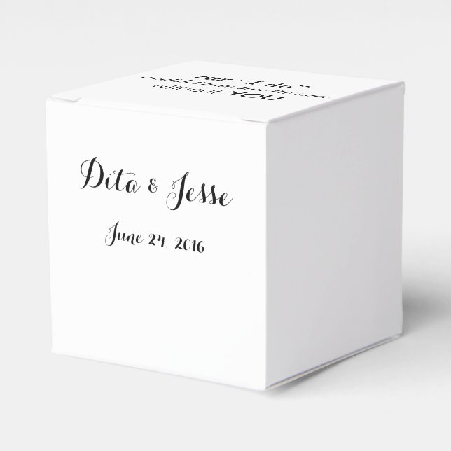 Our I Do Wouldn't Be the Same Without You Favours Favour Box (Front Side)