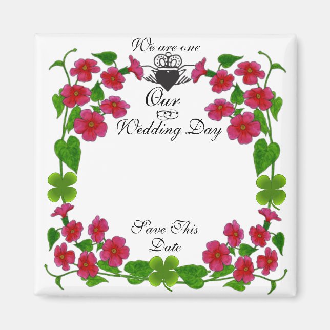 Our irish wedding-Save This Date Magnet (Front)