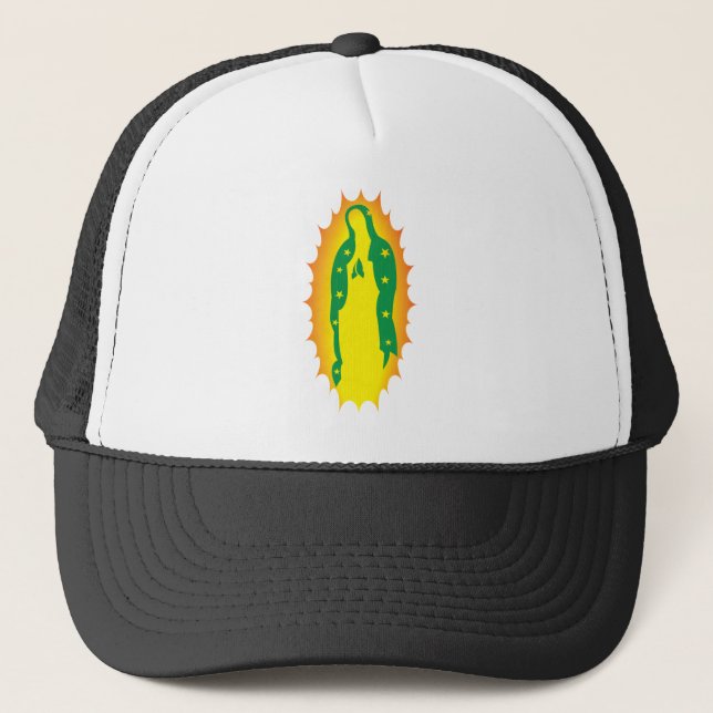 OUr Lady Guadalupe Modern Trucker Hat (Front)