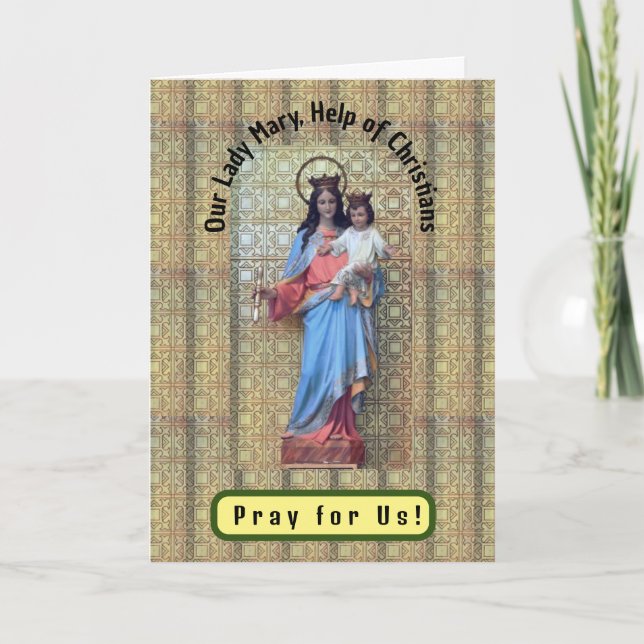 Our Lady Mary, Help of Christians Card (Front)