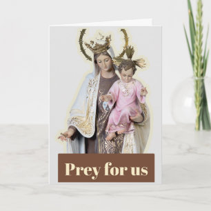 Our Lady Mount Carmel Card