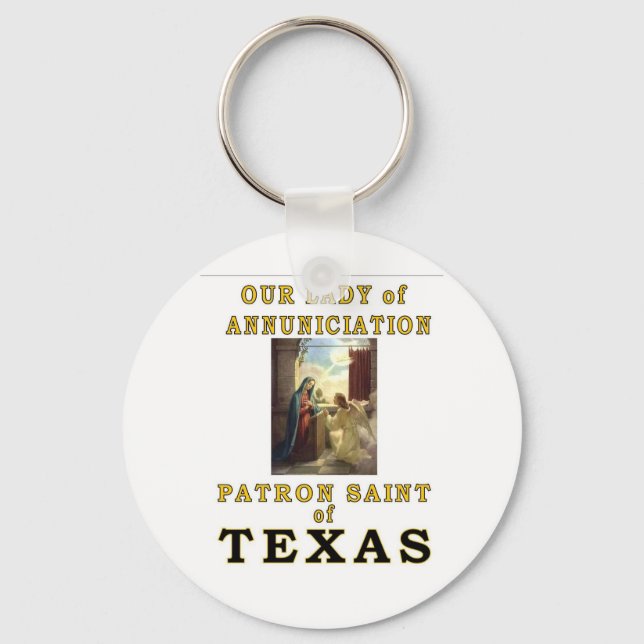 OUR LADY of ANNUNCIATION Key Ring (Front)