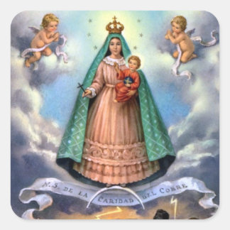 Our Lady of Charity - Patron Saint of Cuba Square Sticker