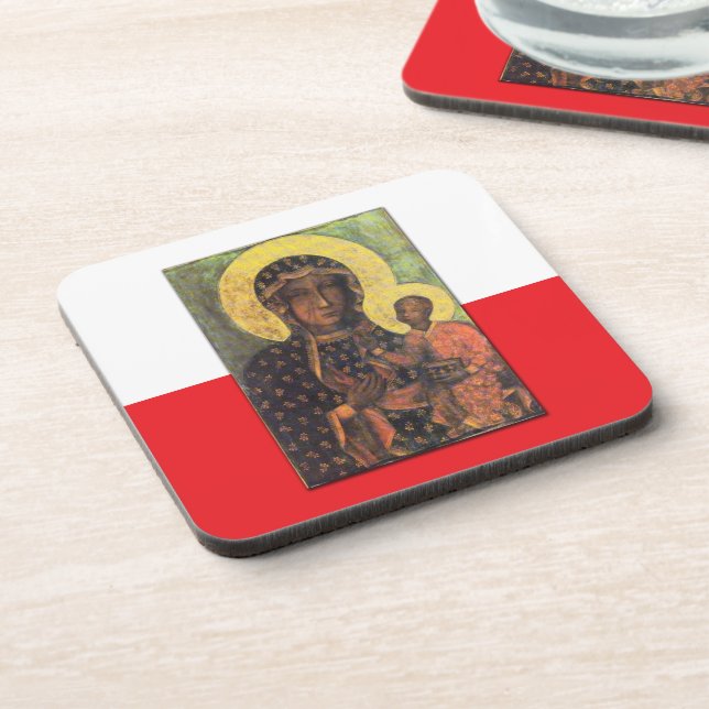 Our Lady of Czestochowa Coaster (Left Side)