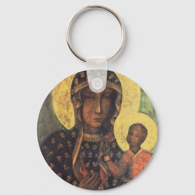 Our Lady of Czestochowa Key Ring (Front)