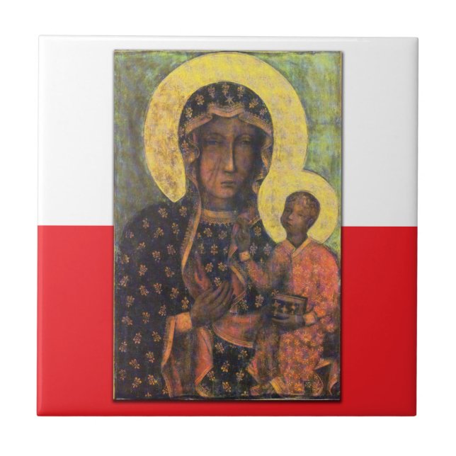 Our Lady of Czestochowa Tile (Front)