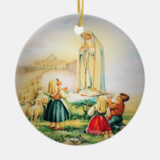 Our Lady of Fatima 1917 Ceramic Tree Decoration