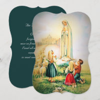 Our Lady of Fatima 1917 with Fatima Prayer