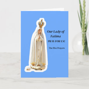 Our Lady of Fatima Card