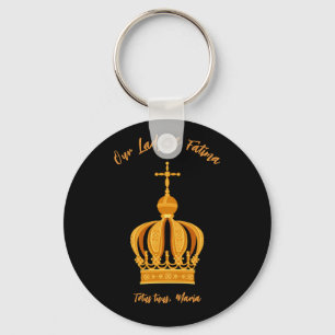 Our Lady of Fatima crown Key Ring