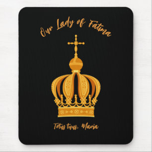 Our Lady of Fatima crown Mouse Pad