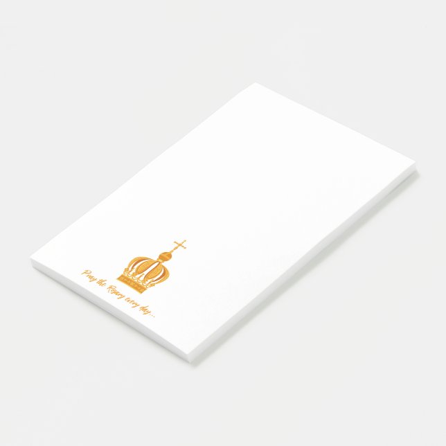 Our Lady of Fatima crown Post-it Notes (Angled)