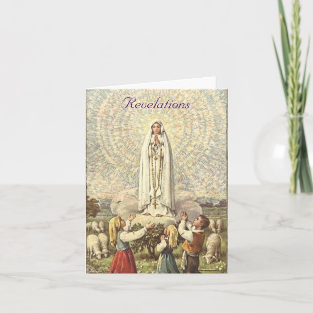 Our Lady of Fatima Holiday Card (Front)