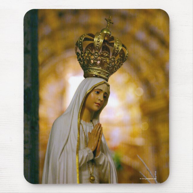 Our Lady of Fatima Mouse Pad (Front)