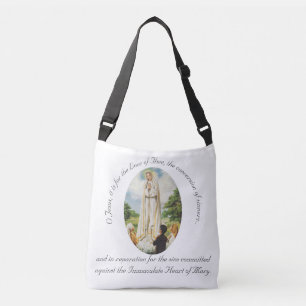 Our Lady of Fatima Personalised Crossbody Bag