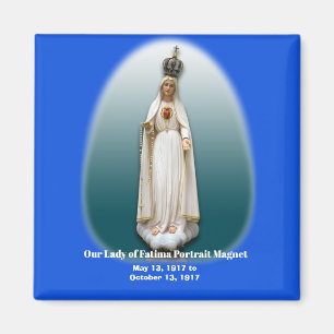 Our Lady of Fatima Portrait Magnt Magnet