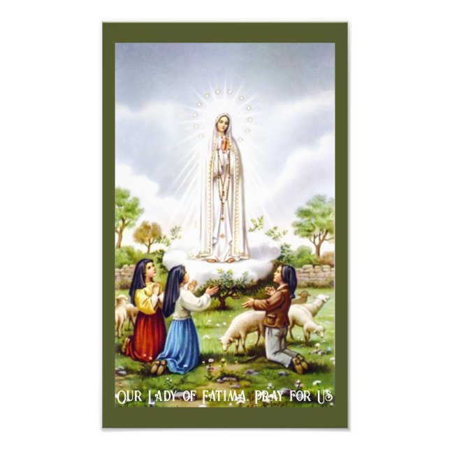 Our Lady of Fatima Poster (Front)