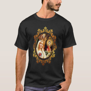 Our Lady Of Fatima Rosary Prayer Holy Blessed Mary T-Shirt