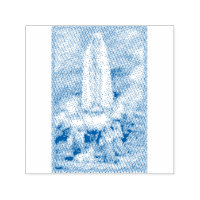 Our Lady of Fatima Rubber Stamp
