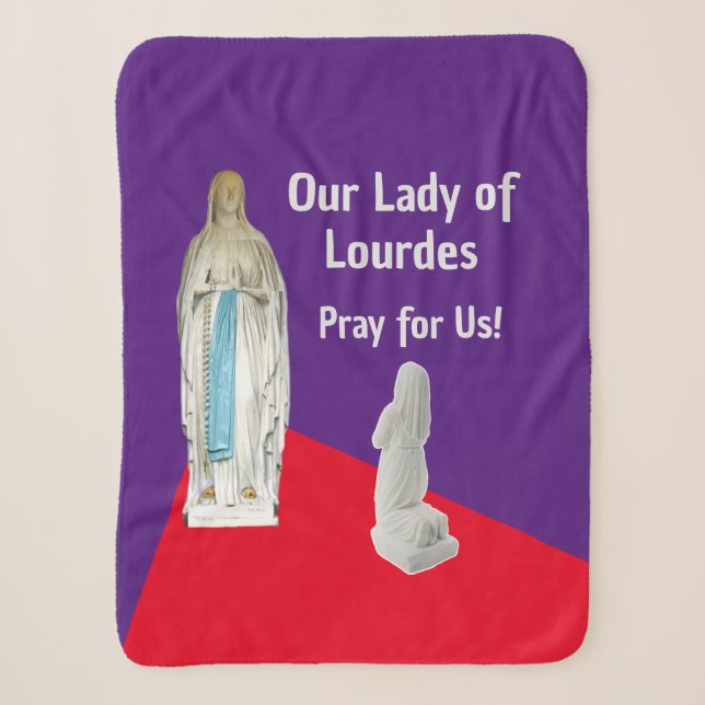 Our Lady of Fatima Sherpa Blanket (Front)
