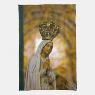 Our Lady of Fatima Tea Towel