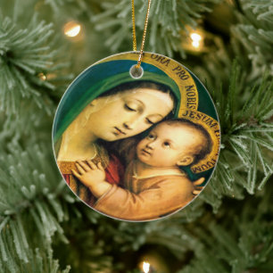 Our Lady of Good Counsel by Litany Lane Ceramic Tree Decoration