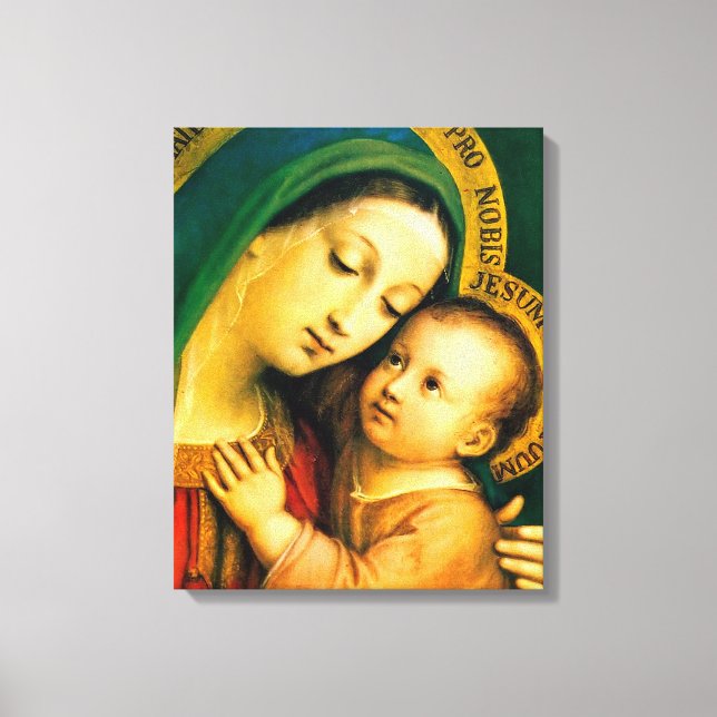 Our Lady of Good Counsel Canvas Print (Front)