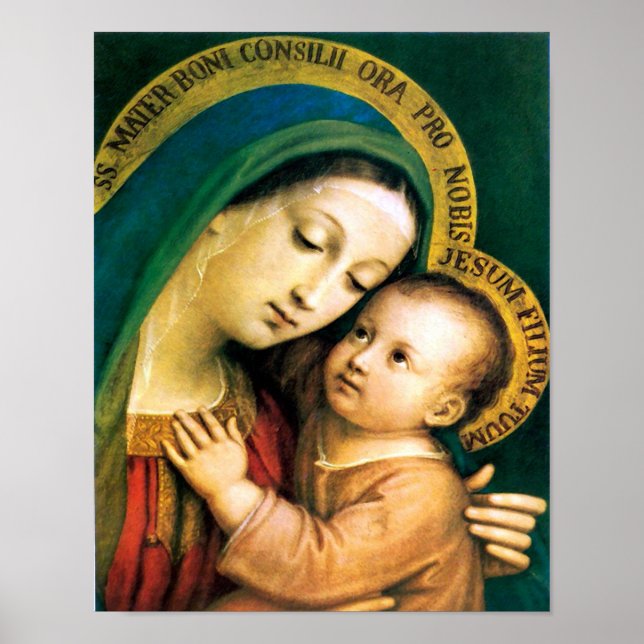 OUR LADY OF GOOD COUNSEL DEVOTIONAL IMAGE POSTER (Front)