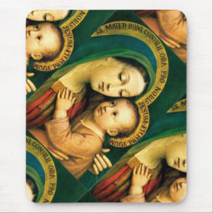 our lady of good counsel please pray for us ! mouse pad