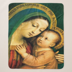 Our Lady of Good Counsel Sherpa Blanket