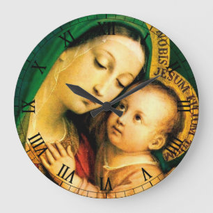 Our Lady Of Good Counsel Square Wall Clock
