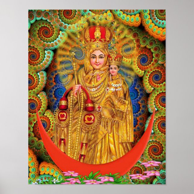 OUR LADY OF GOOD HEALTH PATRON OF INDIA POSTER (Front)