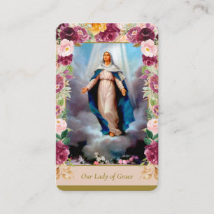 Our Lady of Grace Deluxe Prayer Cards